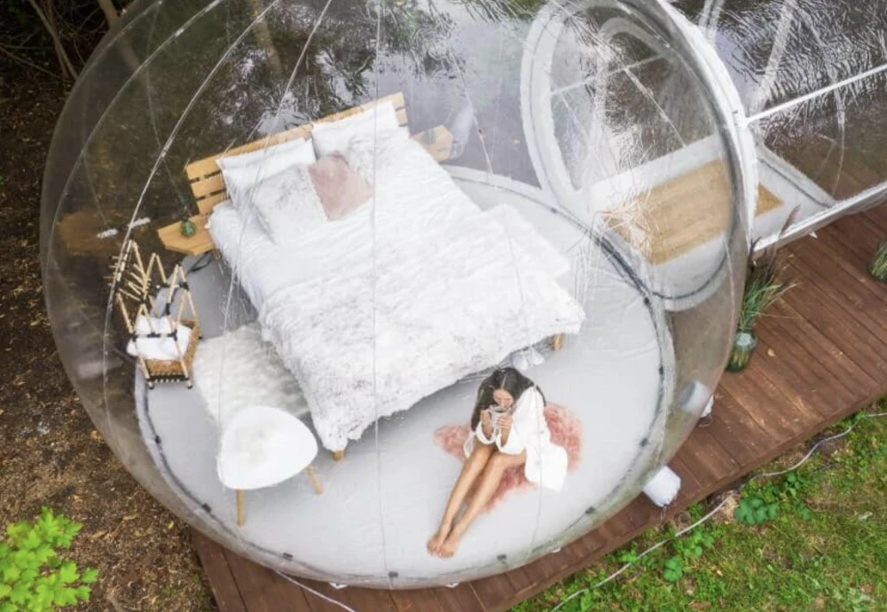 outdoor camping inflatable bubble tent